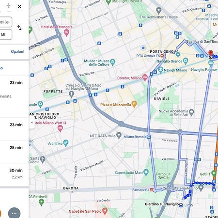 Giardino Sul Naviglio Leilighet Milano Eksteriør bilde